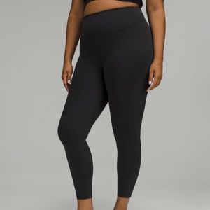 Lululemon Base Pace Black Leggings Sz 8 25 inch